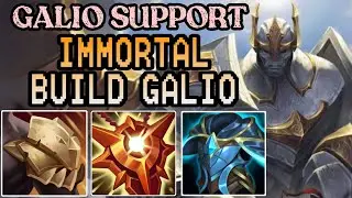THIS IS HOW TO ESCAPE DEATH WITH THIS TANK GALIO BUILD | Galio support gameplay | LOL WILD RIFT |