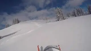 Onboard GGB Trail Can 2019 Skidoo Freeride 850 154