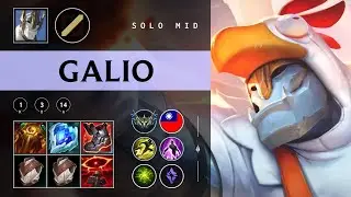 Galio Mid vs Sion - TW Challenger Patch 25.24