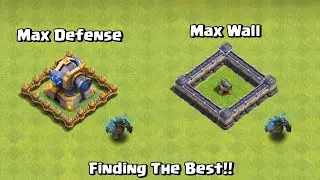 P.E.K.K.A vs Wall vs Defense! Clash of Clans