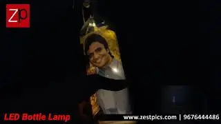 Personalised Led Bottle Lamp | Zestpics