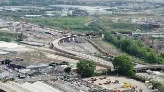 Drone Train Spotting Ripple Road Junction Barking