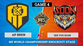 SUPER MARCO's BRODY is UNSTOPPABLE | AP BREN vs SEE YOU SOON GAME 4 | M5 World Championship | MLBB