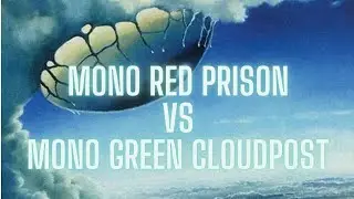 Mono Red Prison vs Mono Green Cloudpost [MTGO Legacy league match]