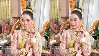 เจ้าสาวป้ายแดง👰🏻‍♀️❤️🤵🏻‍♂️งานแต่งของสาวลาว สาวงามประจำหมู่บ้าน// ผู้บ่าวอกหักหมดหมู่บ้าน 😅