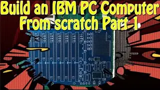 Build an IBM PC Clone from Chips Part 1 - MicroATX ISA Backplane