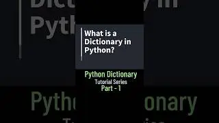 What is a Dictionary in Python? Part 1 - Complete Series  on #python  Dictionary #datascience