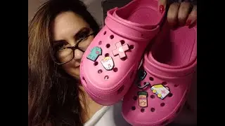 YOUTUBE READY DECORATING MY MEDICAL  CROCS asmr medical