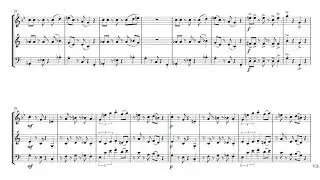 SUPER MARIO BROS THEME for Clarinet, Horn and Bassoon (Woodwind trio) // Sheet Music - Score