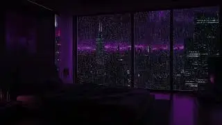 Soothing Urban Rain at Night | Calm Rain Sounds for Deep Sleep & Anxiety Reduction