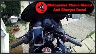 Motopower phone mount install