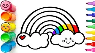 How to Draw a Sparkly Rainbow | Easy Step by Step Tutorial