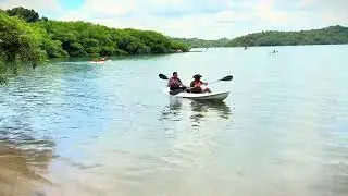 Kayaking at sober island, Trincomalee, Sri Lanka