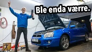 Prøver å Fikse Den Nye Bilen! Går ikke Etter Planen...Subaru Impreza WRX