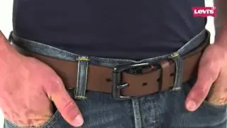 Levi's Belt with Logo Roller Buckle
