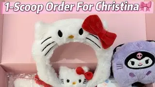 Let’s pack a 1-scoop order for Christina💗#sanrio #kawaii #mysterybox #packingorders #fpy 
