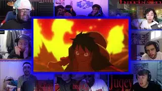 Luffy uses Red Hawk in Onigashima | One piece ep. 982 | Anime Reaction Mashup