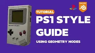 How to make PS1 style in Blender