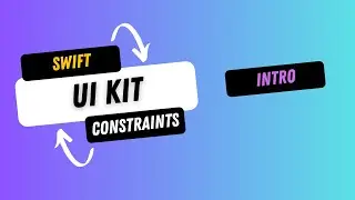 Introduction to constraints in UIKit, Swift.