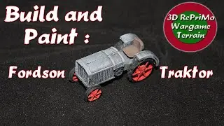 Tutorial:Bemalung 1/72 Fordson Tractor/Painting Guide/Paint Fordson Traktor/WW2/МОДЕЛЬ ТРАКТОРА