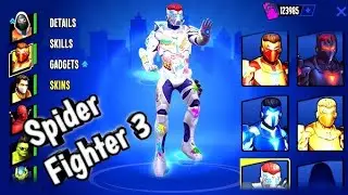 Spider fighting 3 - NEW SKIN HEROES All super Bosses Unlocked hack game coin's in diamond mode 
