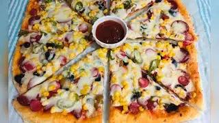 10 DAKİKADA PİZZA🍕HAZIR EKMEK HAMURUNDAN YUMUŞACIK PİZZA TARİFİ😱