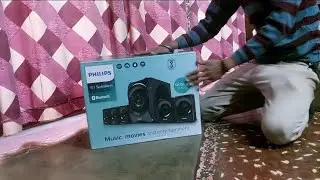Unboxing Philips spa8000b 5.1 Home theatre 🎭 faad basss 🔥