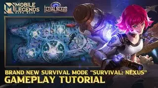 GAME RUSAK !!! NO KILL BISA PERINGKAT KE 4 😂, SURVIVAL : NEXUS MOBILE LEGENDS BANG - BANG