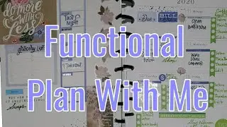 Functional Plan With Me/Dashboard Layout/Classic Happy Planner