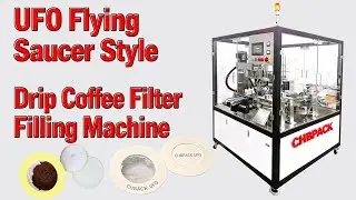 Automatic UFO drip coffee filling and sealing machine in Saudi Arabia #coffeemachine