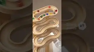 ASMR Marble Rush &mdash; Smooth Rolling & Wood Texture Sounds