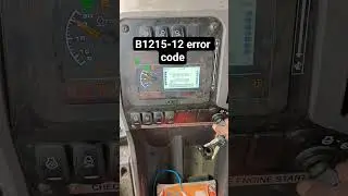 B1215-12 error code, hydraulic pump coil issue #jcb #3dx #reels #shorts