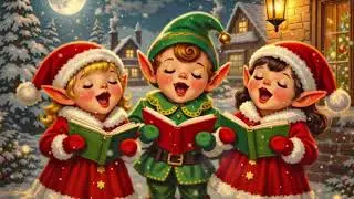 Adorable Christmas Elves 🎄 Cozy Christmas Instrumental Background Music to Work, Study or Relax