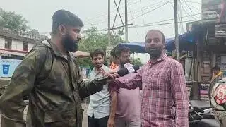 Heavy rain washes away exit gate bridge near Jammu bus stand
