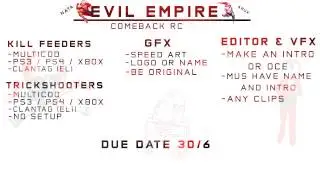 EviL Empire Recruitment Challenge (Closed)