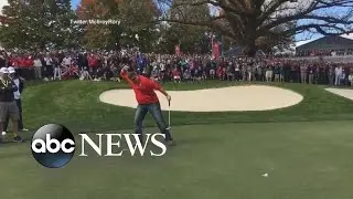 Rory McIlroy Heckler Sinks $100 Putt