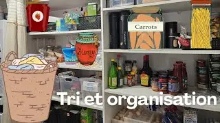 Tri et rangement de la buanderie / Cellier / garde manger 🍯🍞