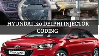 Hyundai I20 DELPHI injector coding, injector replacement , car scanning,