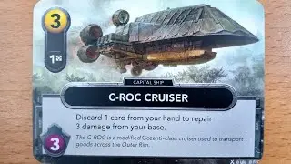 C-ROC Cruiser - Star Wars Strategy for the Deckbuilding Game from FFG (Fantasy Flight Games)