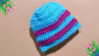 crochet woolen cap/hat/topi/beanie || knitting cap ||topi design || winter cap/topi | crochet beanie