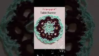 Table runner design part I ! thalposh short !👌🤗 crochet table cloth