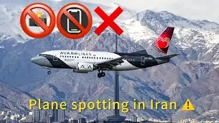 [4K] plane spotting at Tehran Mehrabad Airport. 2025