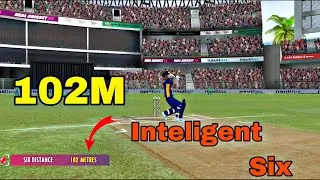 102 Meters Inteligent Six || Real Cricket 22 || Biggest Six#cricket#rc22 #rc20#realcricket22#real