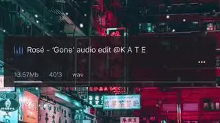 Gone - Ros&eacute; (slowed) | Viral PH