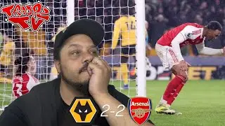Wolves 2-2 Arsenal | Troopz Match Reaction | I'M F*CKING FUMING, ABSOLUTE BOTTLEJOBS!! 🤬