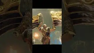 Kratos flips T&yacute;r's Temple #godofwar #godofwar2018 #gaming