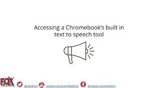 Speech to Text is Built in to YOUR Chromebook!