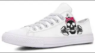 Bold Skull Weights Sneakers