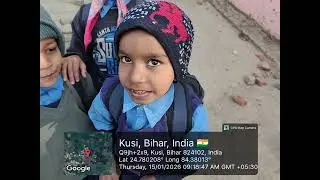 Students coming to school after winter vacation 15 January 2026