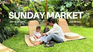 Bali Daily Vlog: Organic Sunday Market in Ubud 🌱 | Fresh Veggies, Cooking Demo & Community Vibes